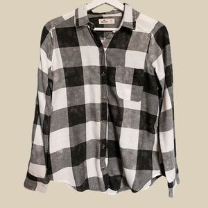 Hollister Plaid Long-Sleeve T-Shirt
